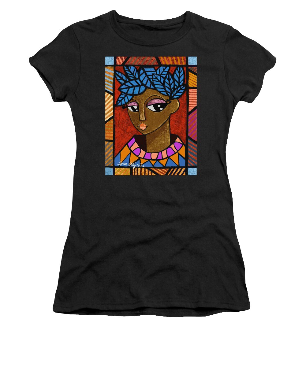 Love Women's T-Shirt featuring the painting Zolhe by Oscar Ortiz