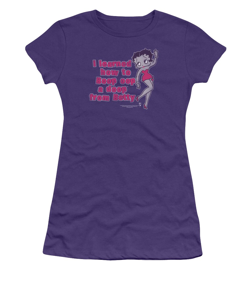 Betty Boop Women's T-Shirt featuring the digital art Boop - Learned From Betty by Brand A