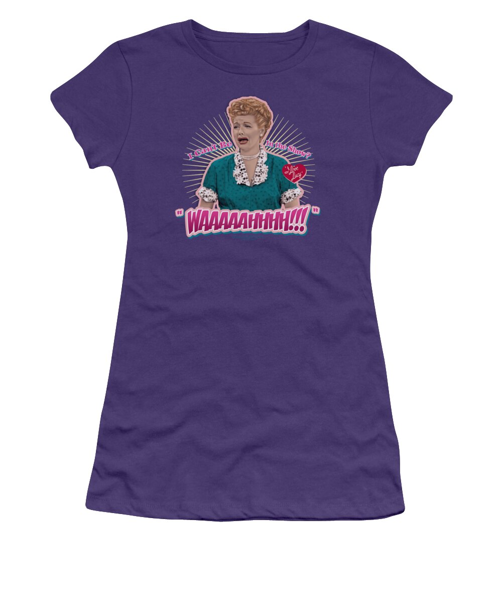 I Love Lucy Women's T-Shirt featuring the digital art Lucy - Waaaaahhhh!!! by Brand A