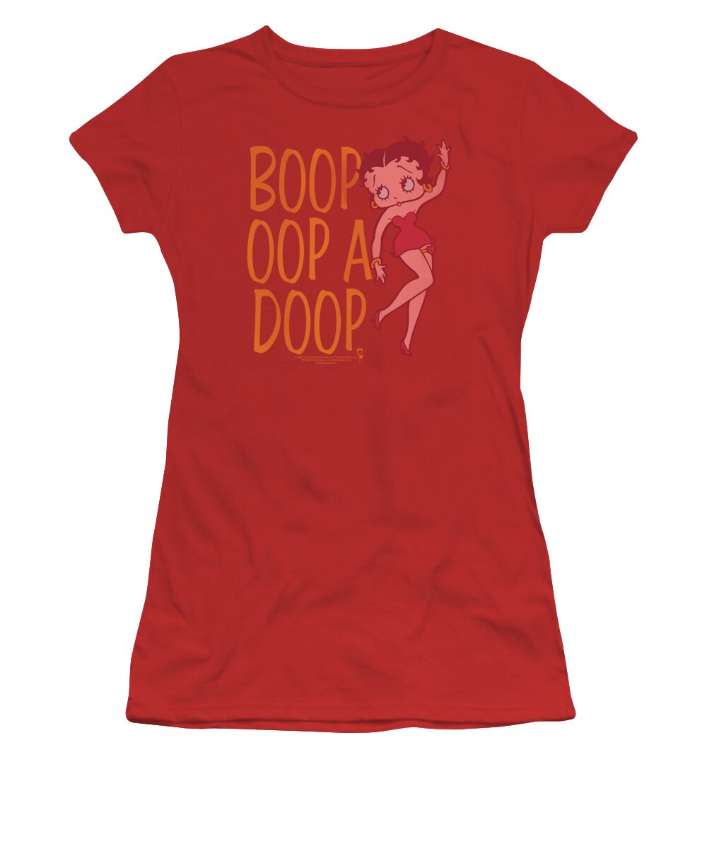 Betty Boop Women's T-Shirt featuring the digital art Boop - Classic Oop by Brand A