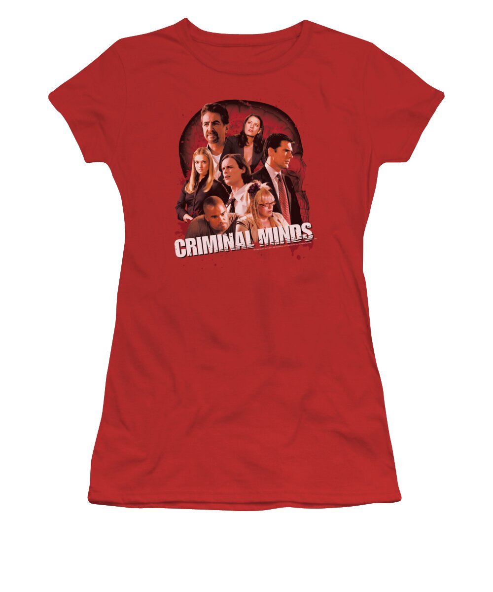 Criminal Minds Women's T-Shirt featuring the digital art Criminal Minds - Brain Trust by Brand A
