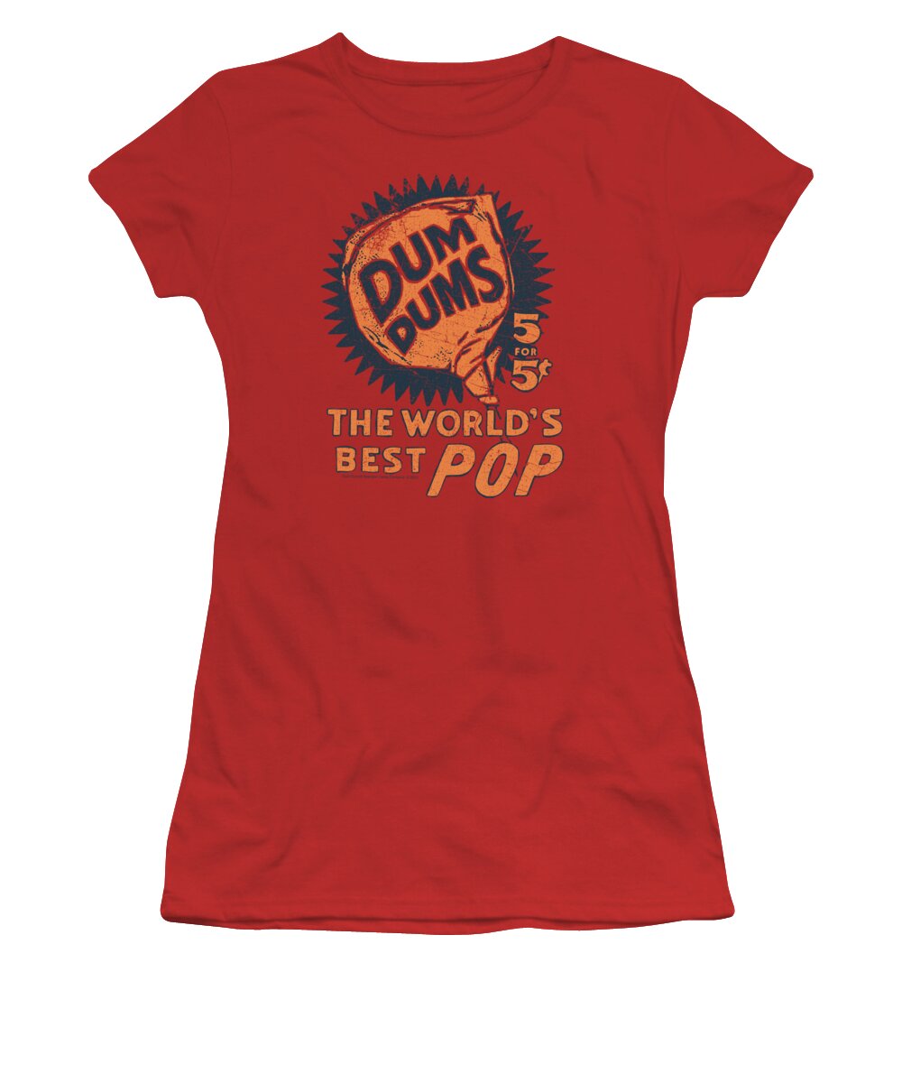 Dum Dums Women's T-Shirt featuring the digital art Dum Dums - 5 For 5 by Brand A