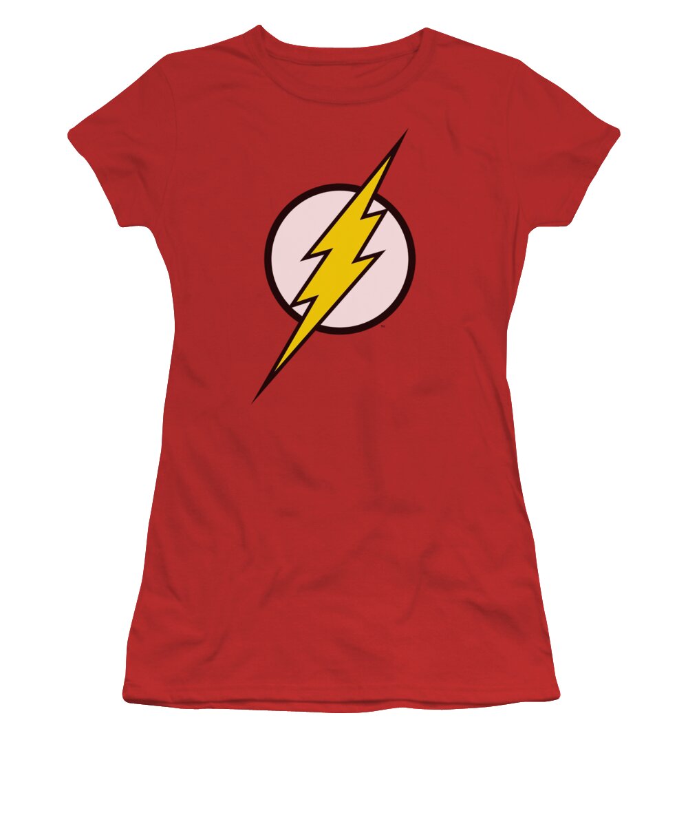 Justice League Of America Women's T-Shirt featuring the digital art Jla - Flash Logo by Brand A