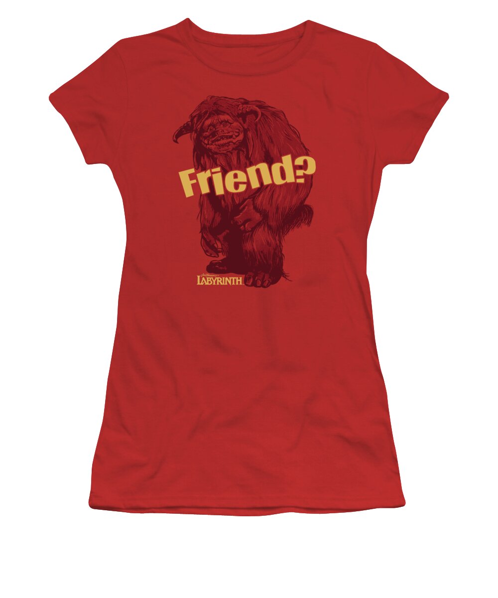 Labyrinth Women's T-Shirt featuring the digital art Labyrinth - Ludo Friend by Brand A