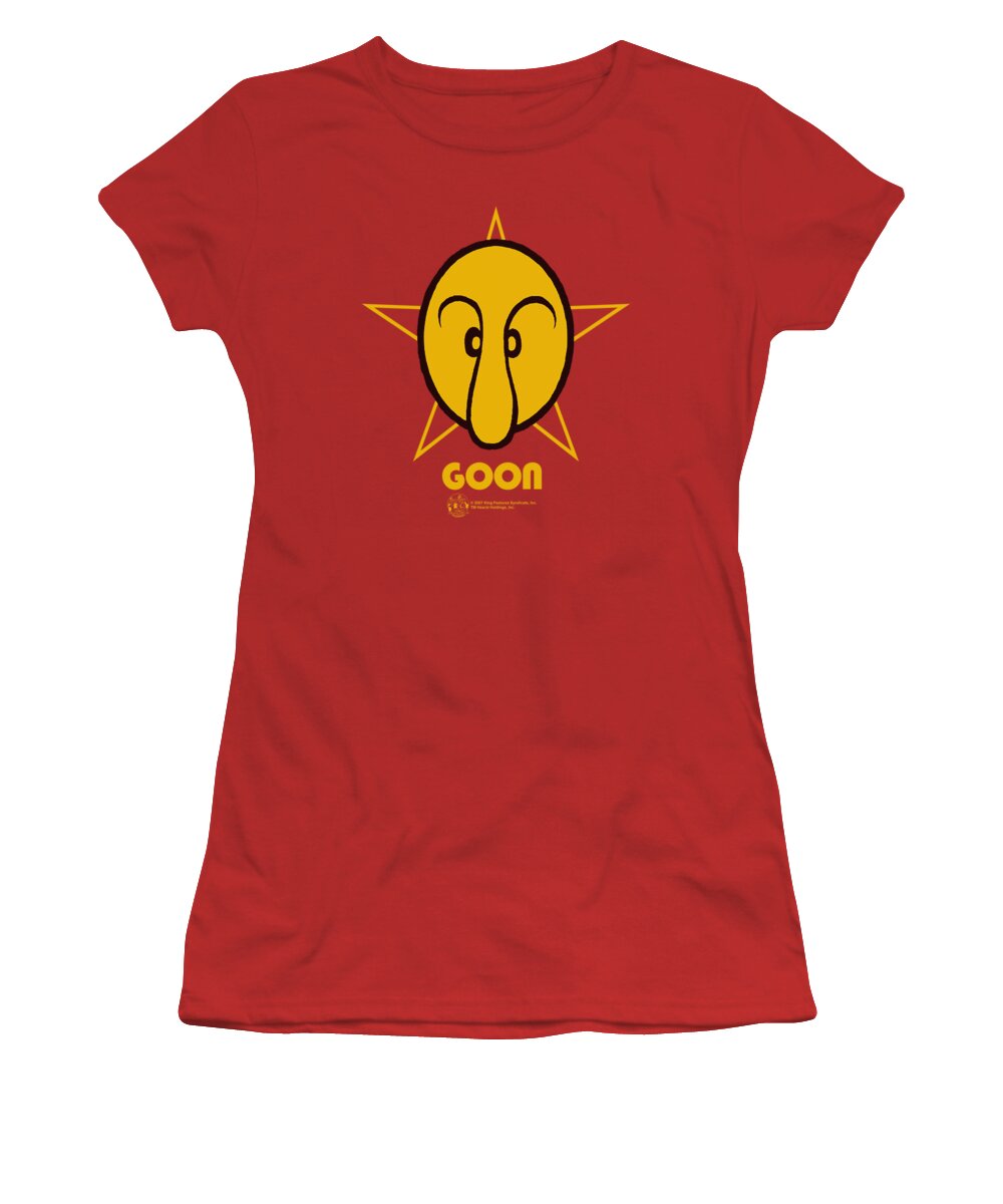 Popeye Women's T-Shirt featuring the digital art Popeye - Goon by Brand A