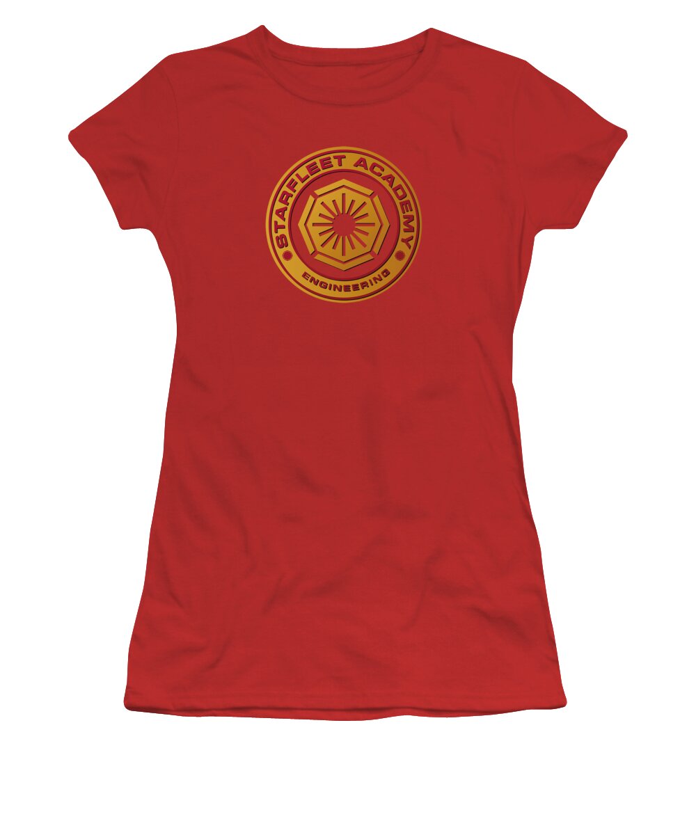 Star Trek Women's T-Shirt featuring the digital art Star Trek - Engineering by Brand A