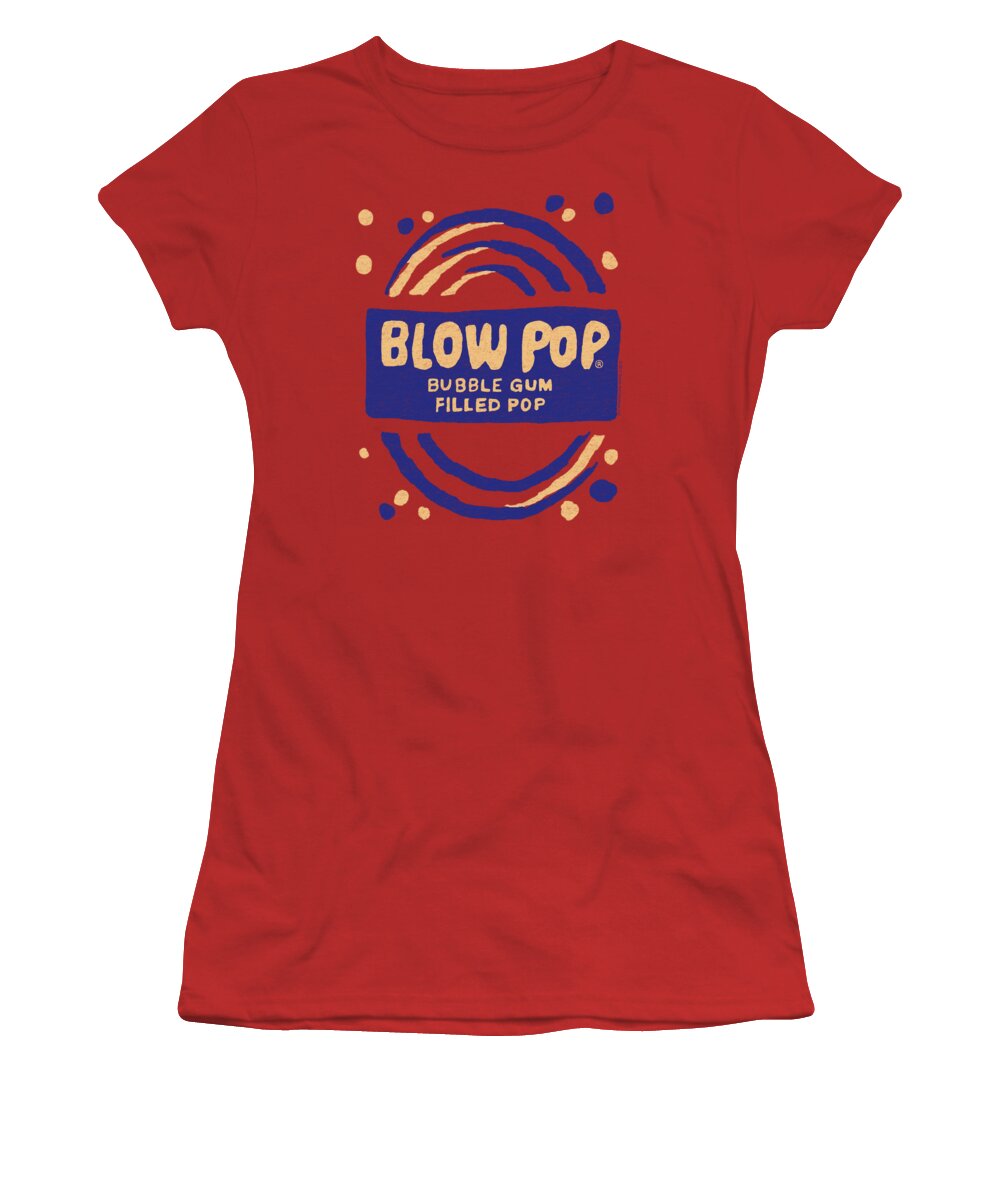 Tootsie Roll Women's T-Shirt featuring the digital art Tootsie Roll - Blow Pop Rough by Brand A