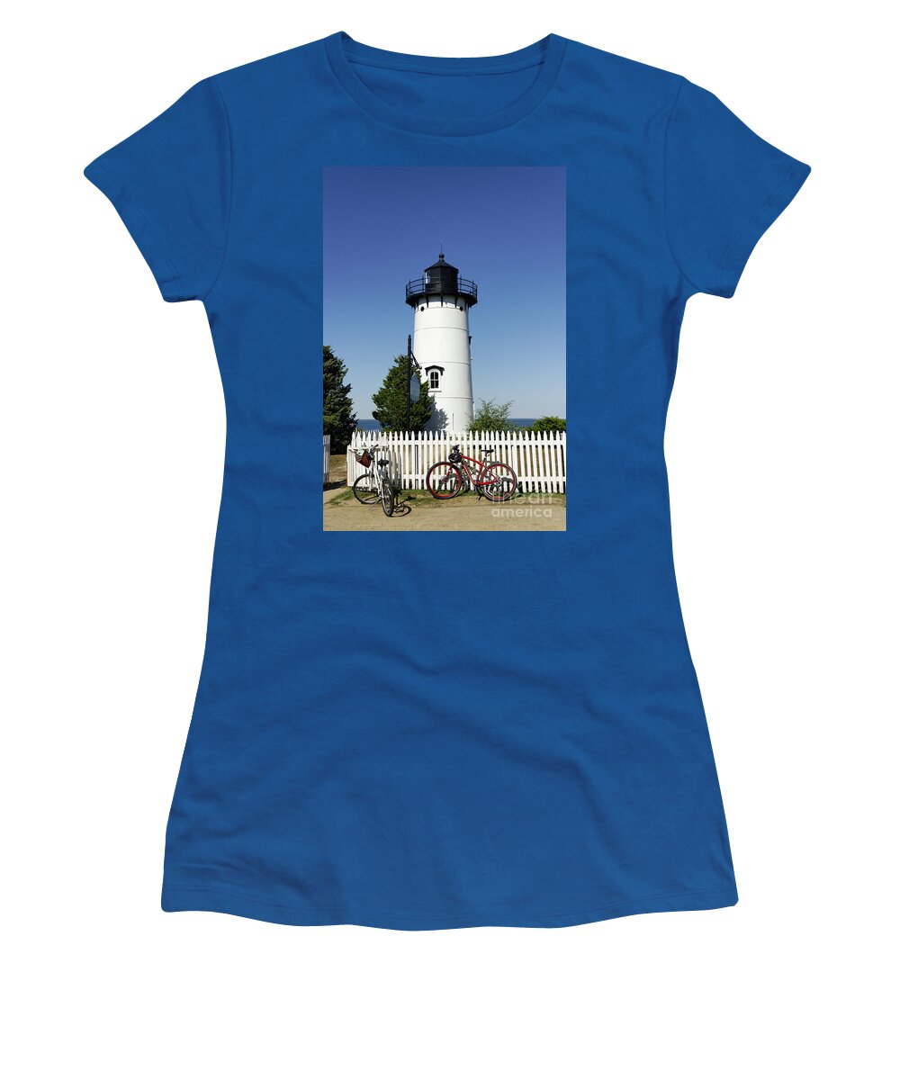 Martha's Vineyard Women's T-Shirt featuring the photograph East Chop Lighthouse #1 by John Greim