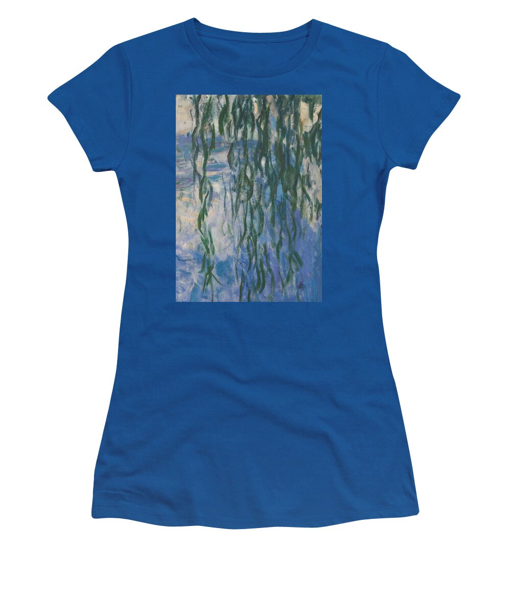 Nymphea Women's T-Shirt featuring the painting Waterlilies by Claude Monet
