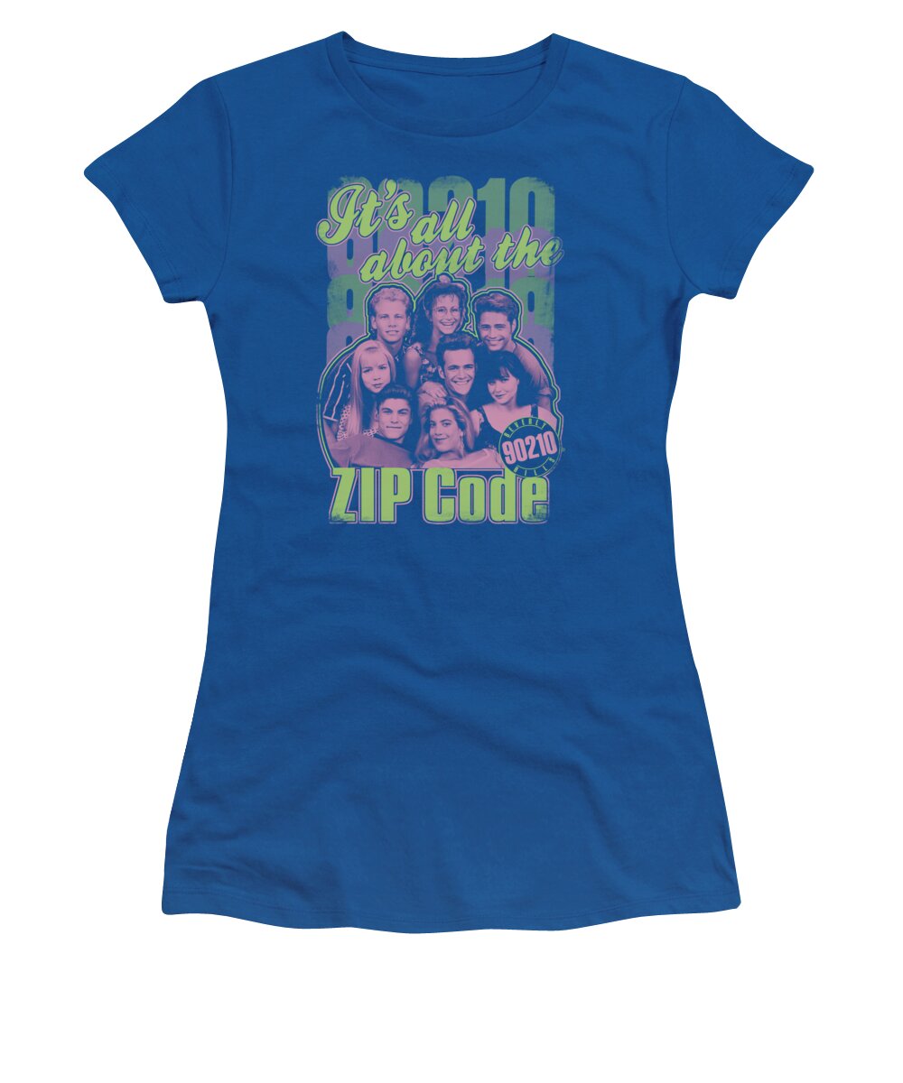 90210 Women's T-Shirt featuring the digital art 90210 - Zip Code by Brand A