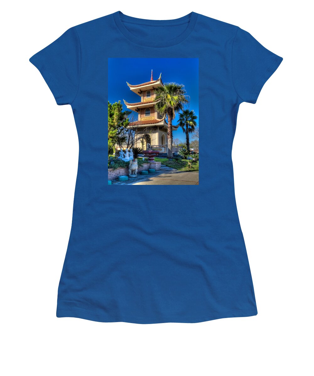 Buddhist Women's T-Shirt featuring the photograph A Little Bit of Asia by Tim Stanley