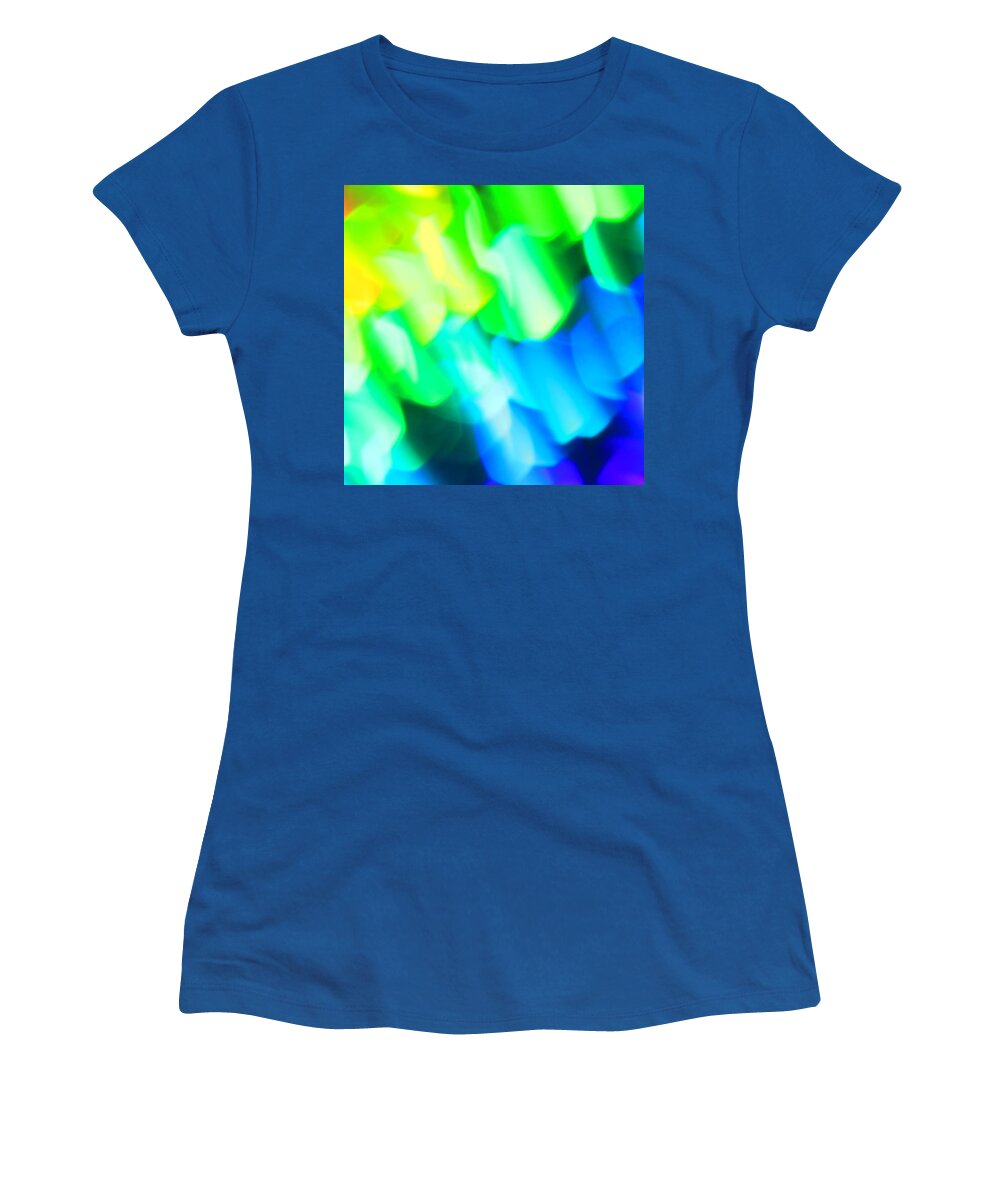 Tetraptych Women's T-Shirt featuring the photograph Any Colour You Like Series Part 3 by Dazzle Zazz