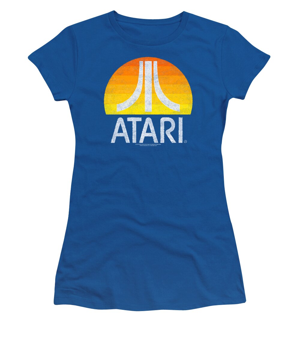  Women's T-Shirt featuring the photograph Atari - Sunrise Eroded by Brand A