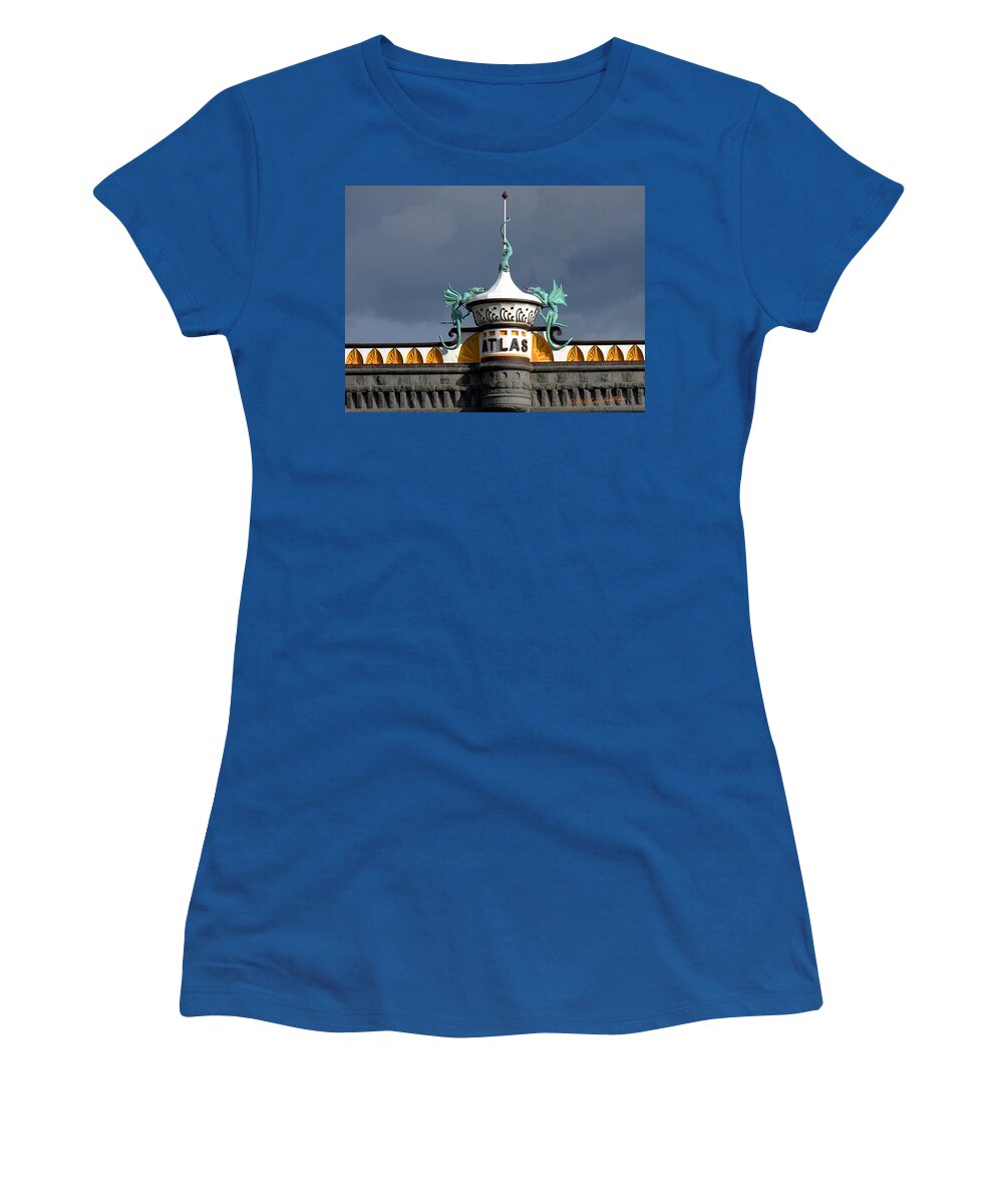 Architecture Women's T-Shirt featuring the photograph Atlas Building by Kae Cheatham