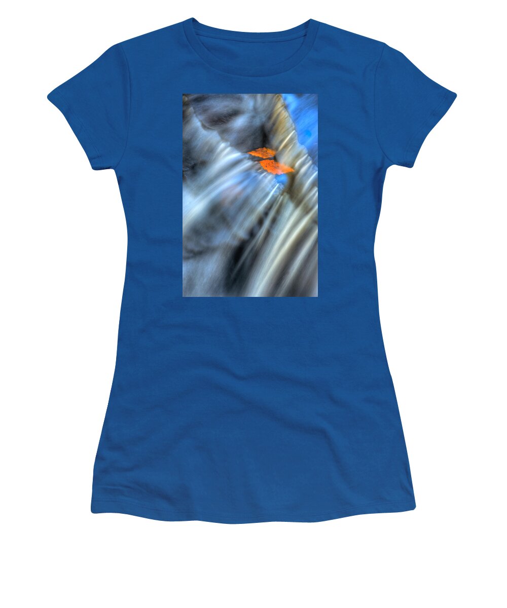 Fall Leaves Women's T-Shirt featuring the photograph Autumn Color Caught in Time by John Magyar Photography