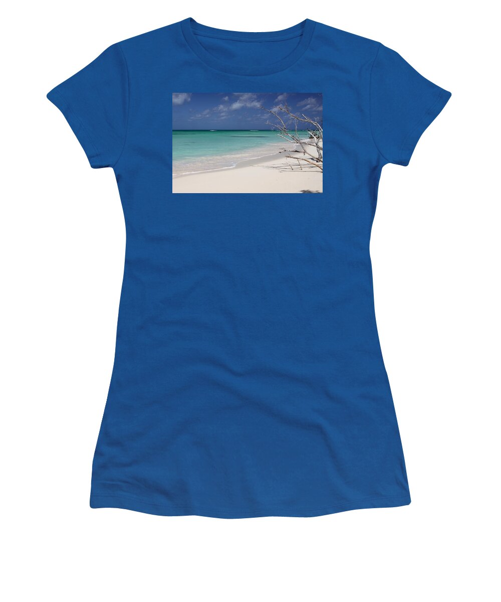 Beach Women's T-Shirt featuring the photograph Beach Music by Eric Glaser