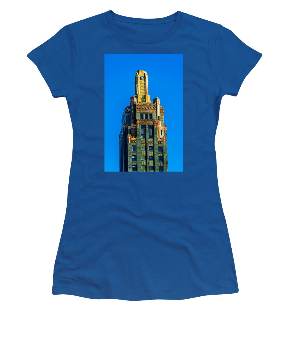 Deco Women's T-Shirt featuring the photograph Carbide and Carbon Building by Jess Kraft