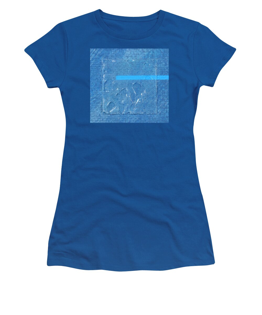 Abstract Women's T-Shirt featuring the photograph Clearly it's square by David Mayeau