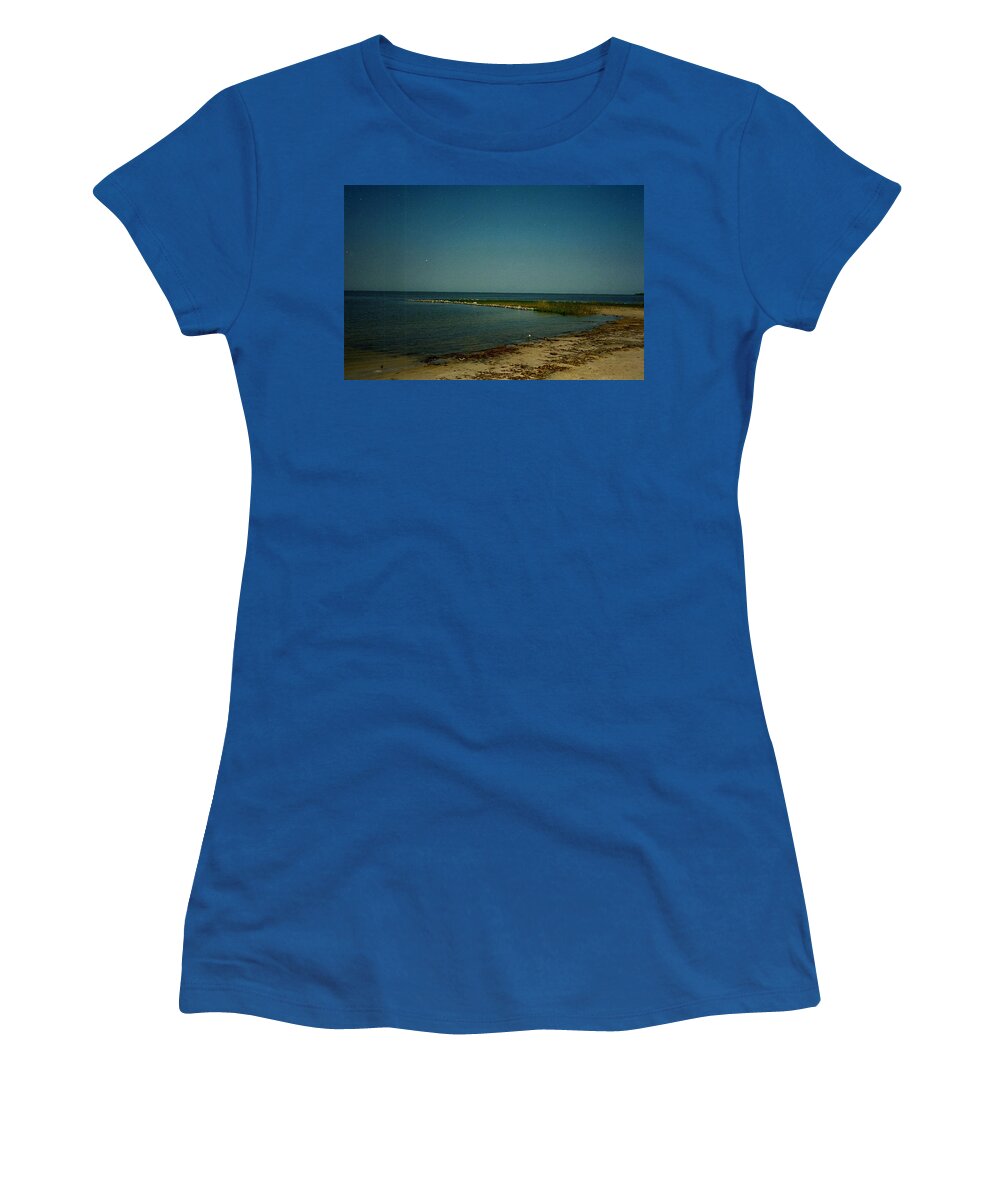 Water Women's T-Shirt featuring the photograph Cool Day For A Swim by Chris W Photography AKA Christian Wilson