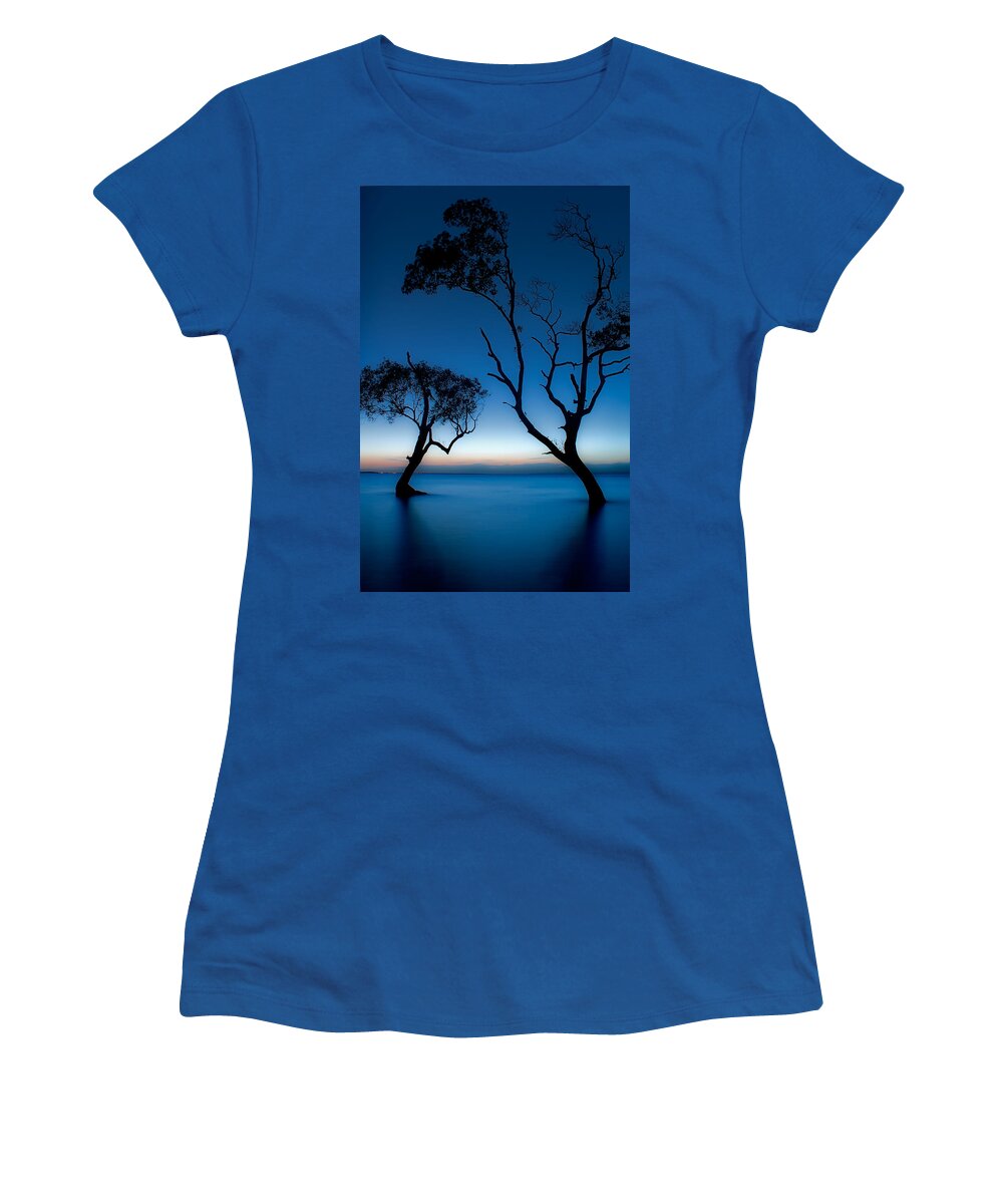 2012 Women's T-Shirt featuring the photograph Dancing Mangroves by Robert Charity