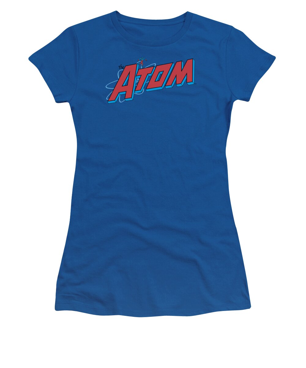 Dc Comics Women's T-Shirt featuring the digital art Dc - The Atom by Brand A