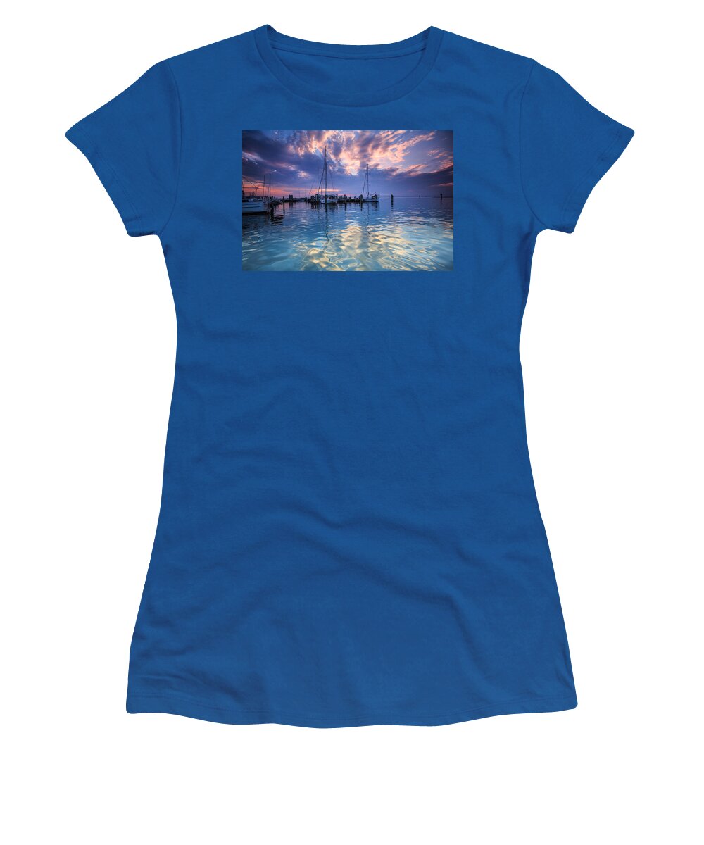 Annapolis Women's T-Shirt featuring the photograph Eastport Sunrise by Jennifer Casey