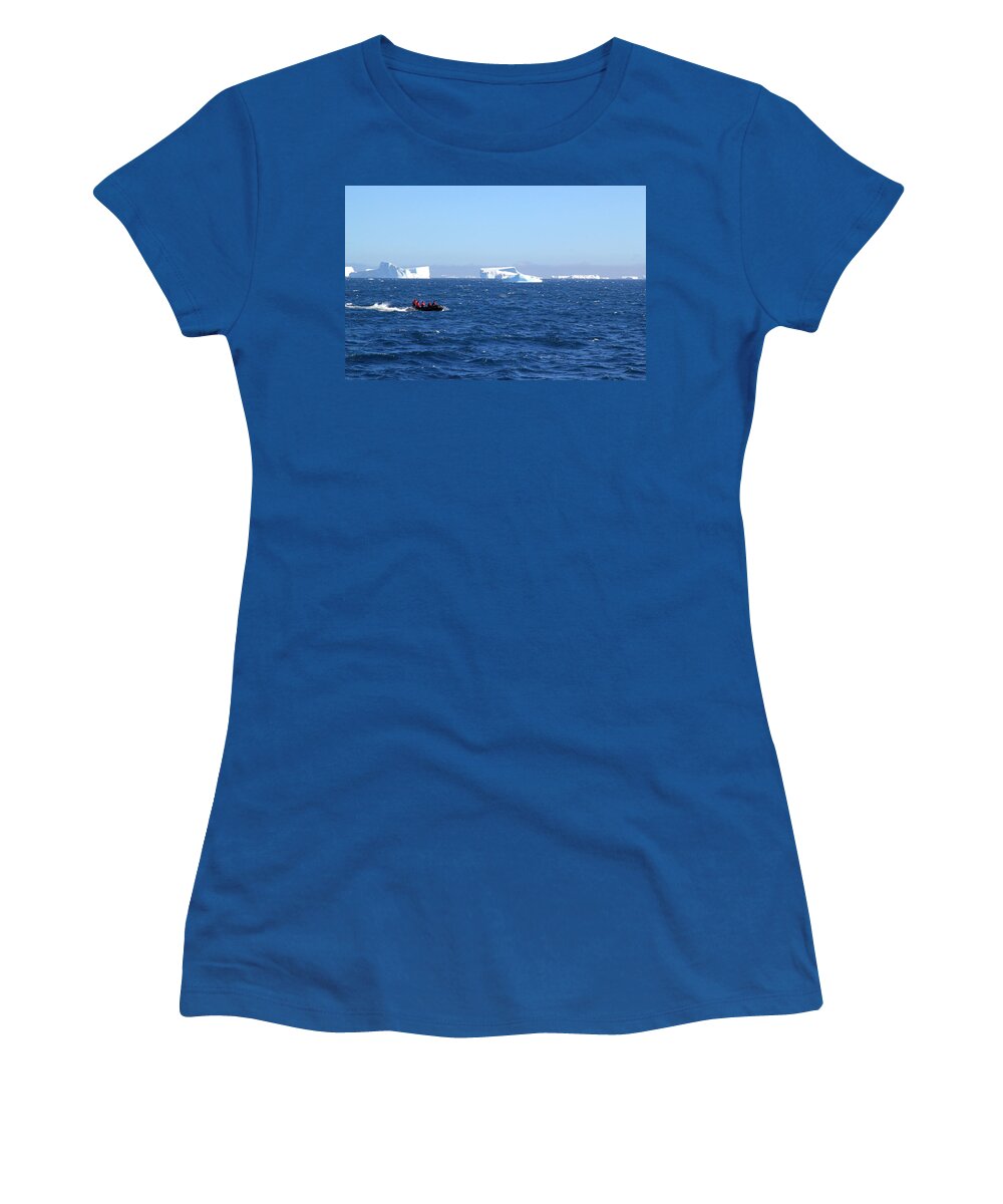 Water Women's T-Shirt featuring the photograph Exploration by Ginny Barklow