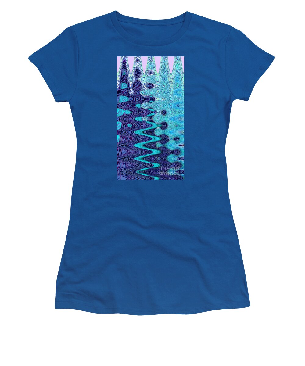 Festive Women's T-Shirt featuring the photograph Festive Abstract Panel III by Nina Silver