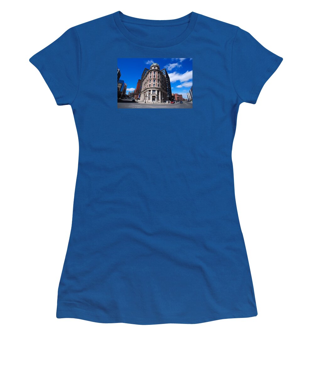 Architecture Women's T-Shirt featuring the photograph Fork Albany N Y by John Schneider