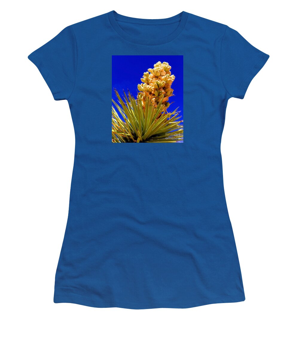 Joshua Tree Women's T-Shirt featuring the photograph Joshua Bloom By Diana Sainz by Diana Raquel Sainz