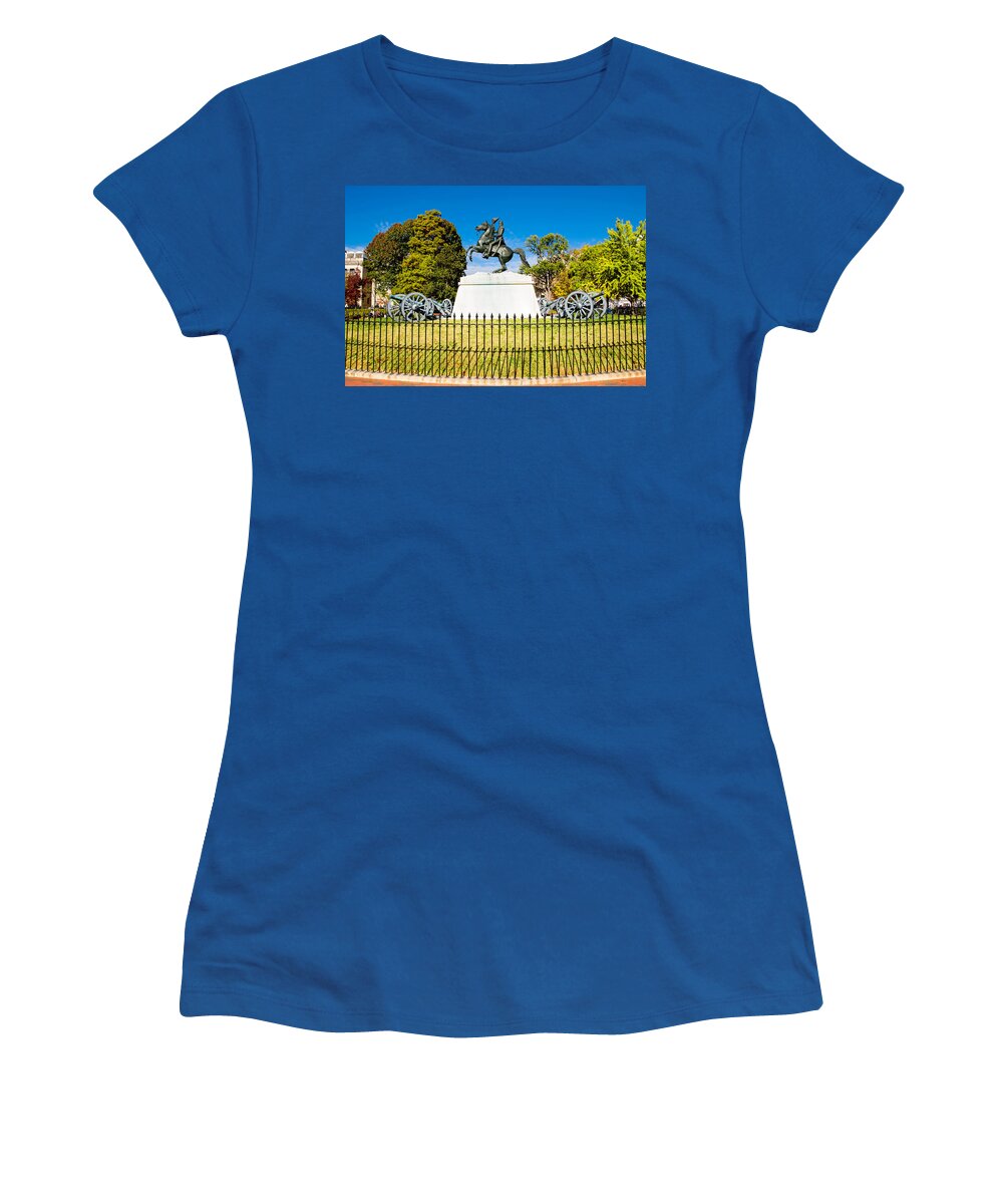 Congress Women's T-Shirt featuring the photograph Lafayette Square by Greg Fortier
