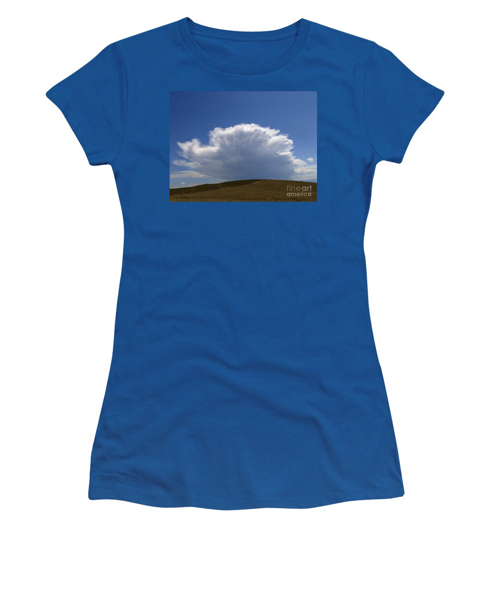 Clouds Women's T-Shirt featuring the photograph My Sky View - 2 by Kae Cheatham