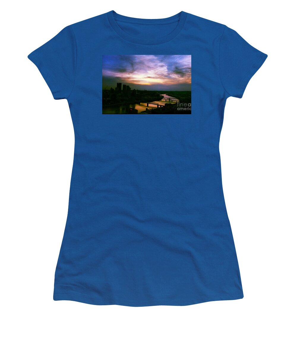 Cityscape Women's T-Shirt featuring the photograph New Slate by Charlie Cliques