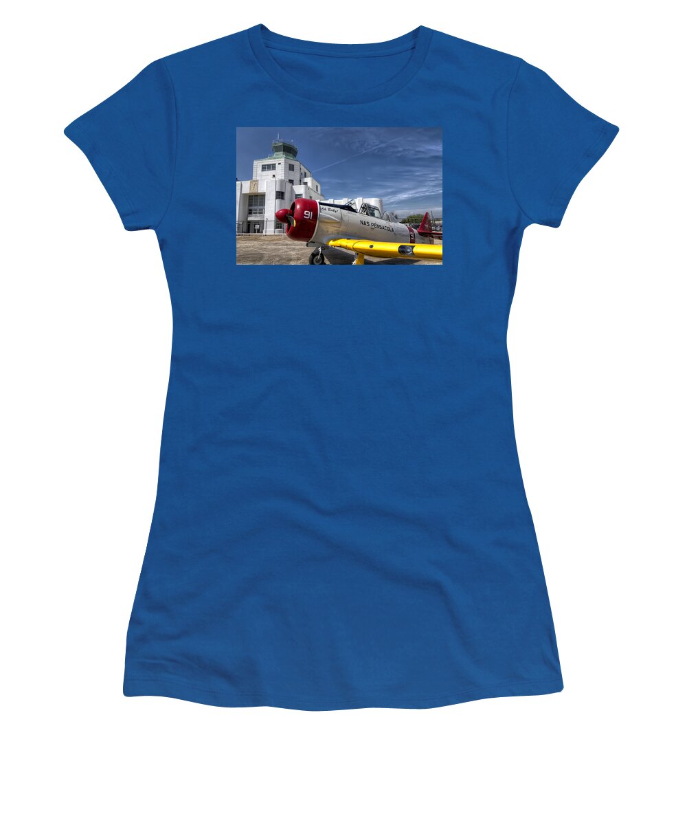 1940 Air Terminal Museum Women's T-Shirt featuring the photograph Oh Baby 2 by Tim Stanley