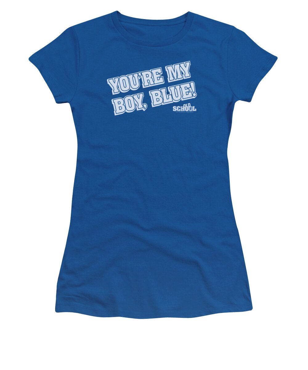 Old School Women's T-Shirt featuring the digital art Old School - My Boy Blue by Brand A