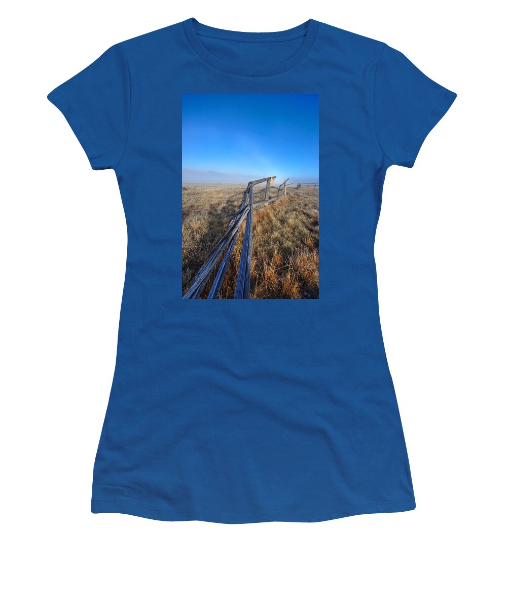 Birdhouse Women's T-Shirt featuring the photograph Pettit Fog by David Andersen