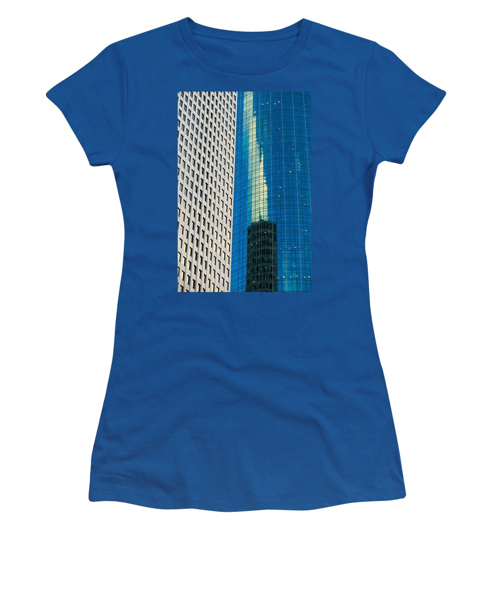 Architecture Women's T-Shirt featuring the photograph Side by Side by Raul Rodriguez