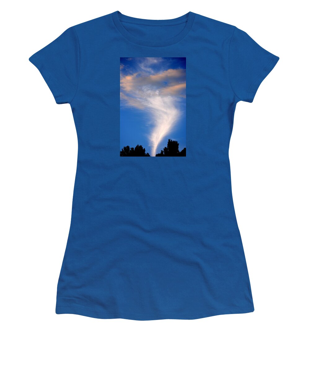 Sky Women's T-Shirt featuring the photograph Spectacular Show by Tamara Michael