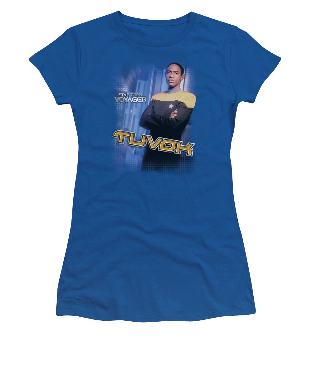 Star Trek Women's T-Shirt featuring the digital art Star Trek - Tuvok by Brand A