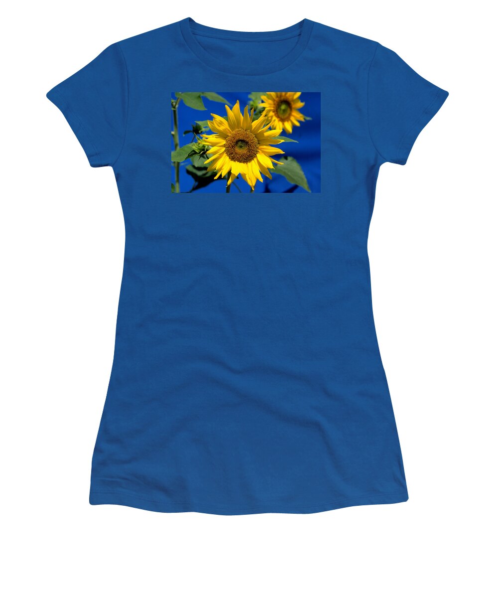 Agriculture Women's T-Shirt featuring the photograph Sunflower by John W. Bova