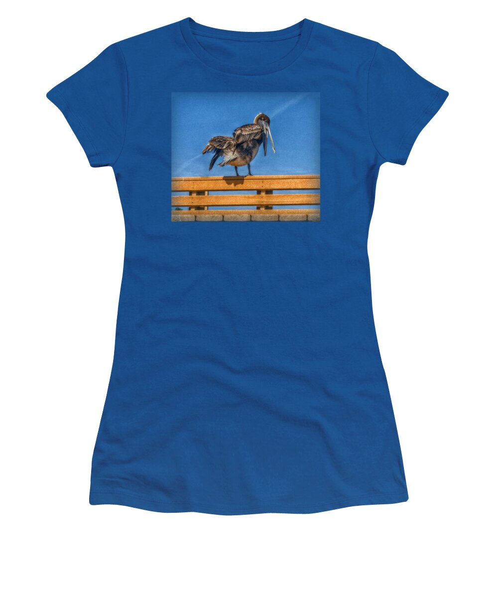 Pelican Women's T-Shirt featuring the photograph The Pelican by Hanny Heim