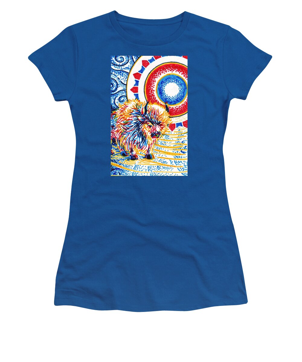 Vision Women's T-Shirt featuring the painting Vision Quest by Samantha Geernaert