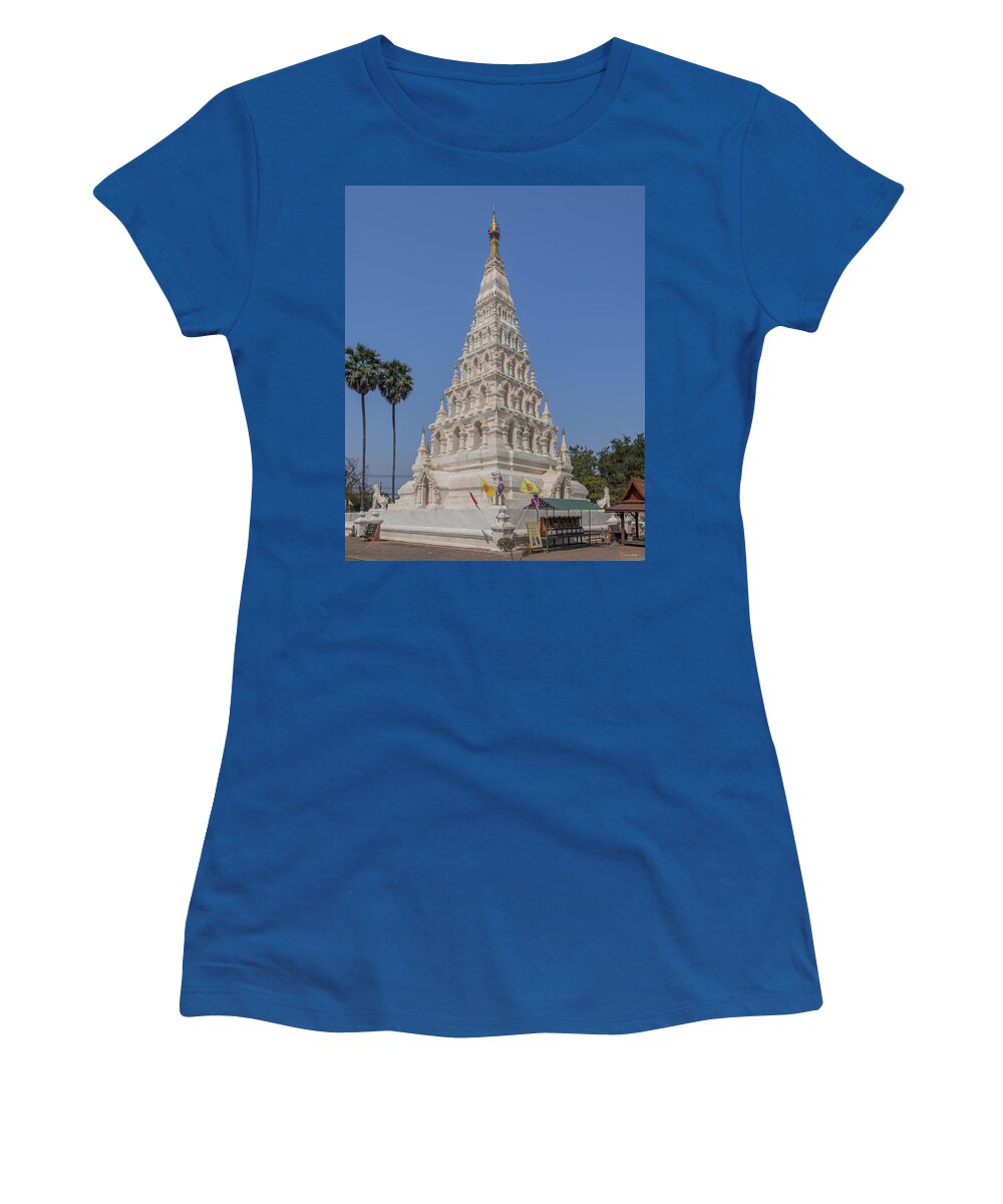 Scenic Women's T-Shirt featuring the photograph Wat Chedi Liem Chedi Liem DTHCM0820 by Gerry Gantt