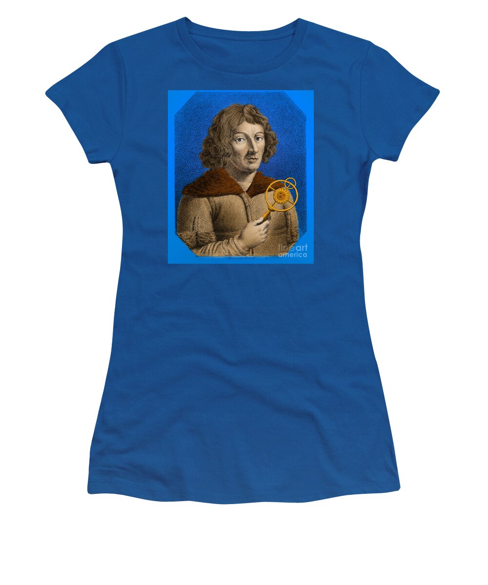 History Women's T-Shirt featuring the photograph Nicolaus Copernicus, Polish Astronomer #1 by Omikron