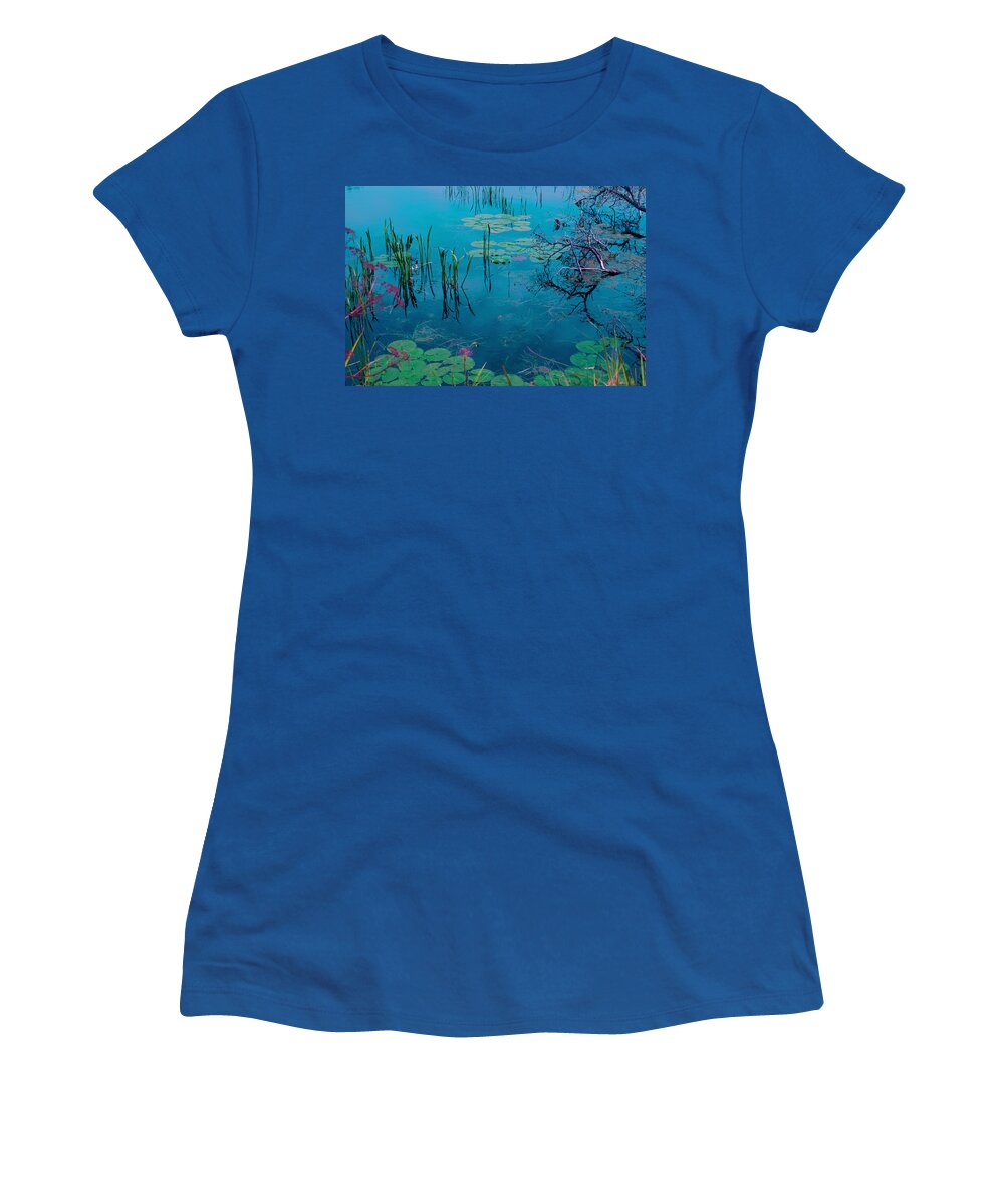 Trans Canada Trail Women's T-Shirt featuring the photograph Another World VII by Jo Smoley