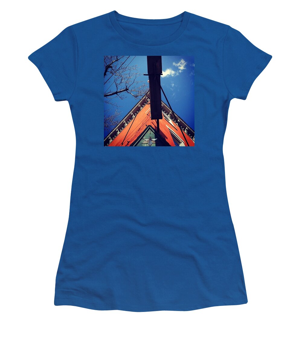 Up Women's T-Shirt featuring the photograph North Star Bar in Philadelphia by Katie Cupcakes