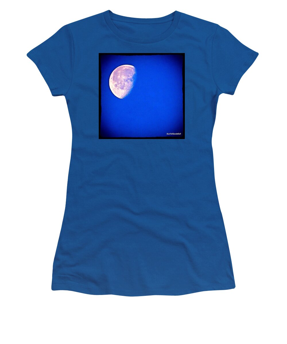 Beautiful Women's T-Shirt featuring the photograph May Your Tuesday Be As #bright And #1 by Austin Tuxedo Cat