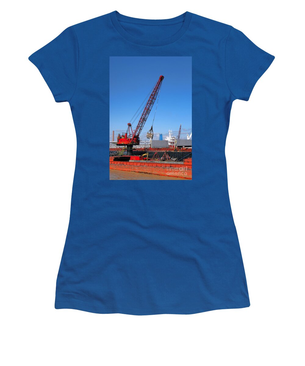 Port Women's T-Shirt featuring the photograph On the Waterfront #1 by Olivier Le Queinec