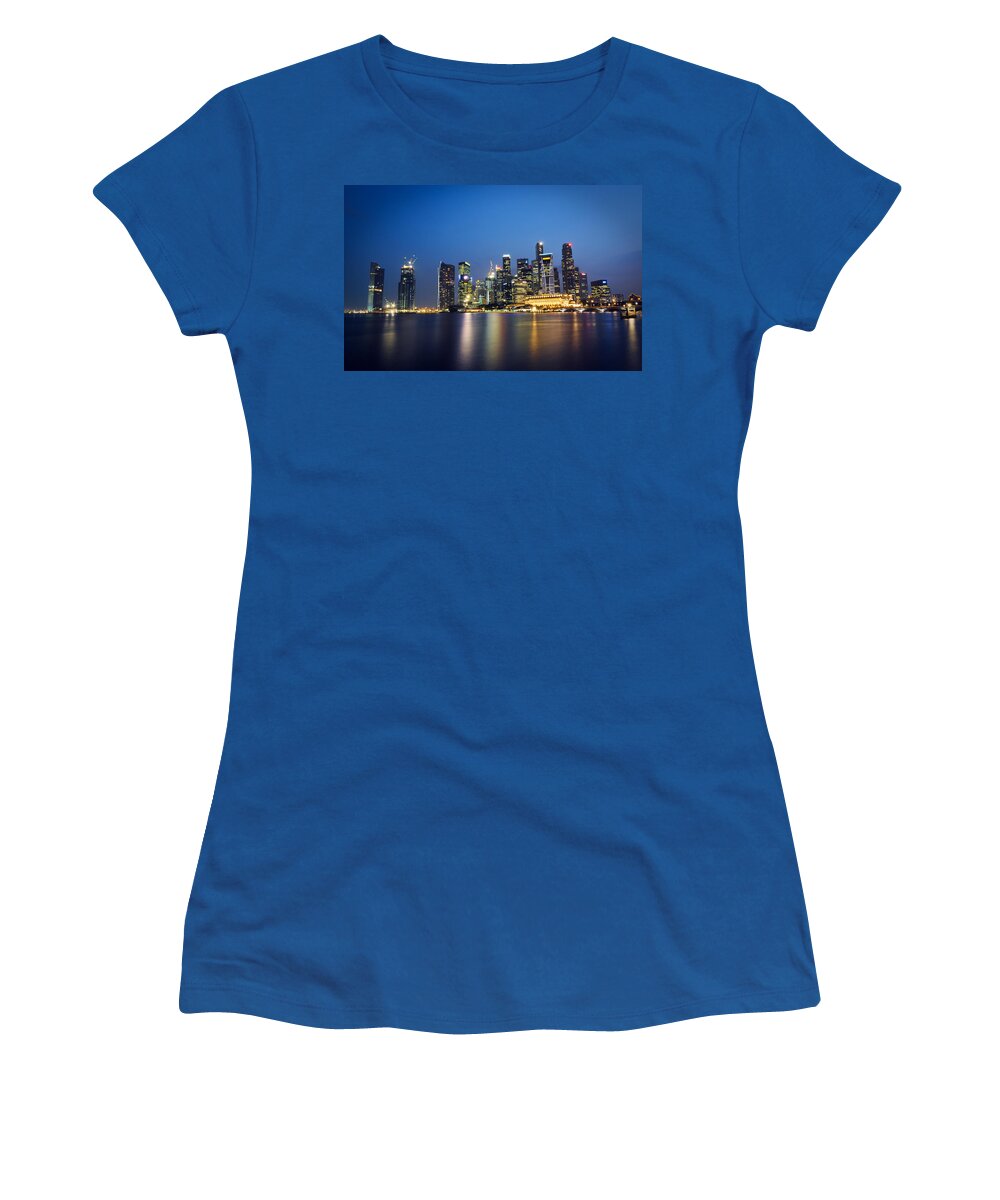 Singapore Women's T-Shirt featuring the photograph Singapore #1 by Mariel Mcmeeking