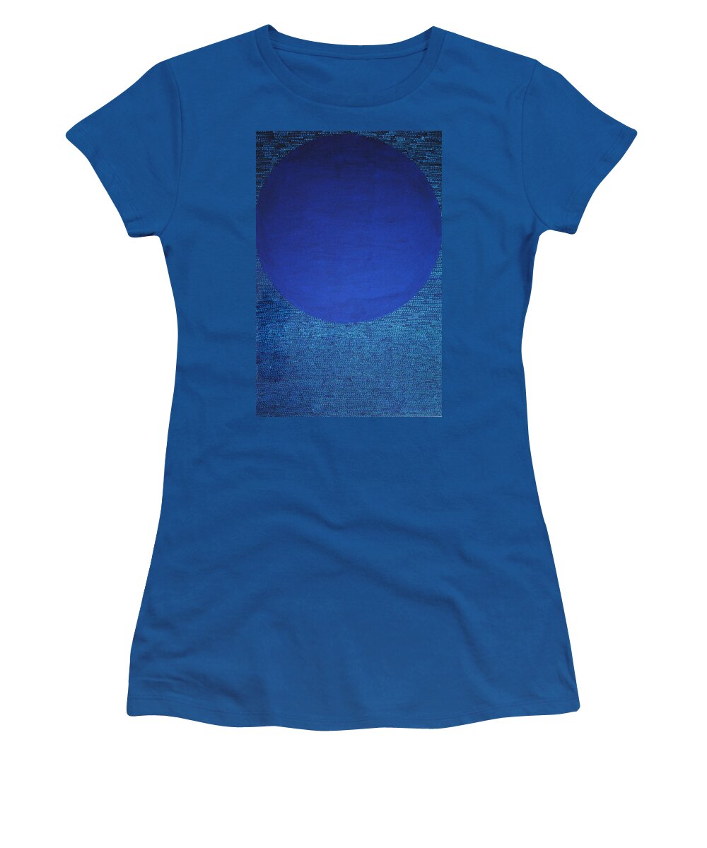 Inspirational Women's T-Shirt featuring the painting Perfect existence #11 by Kyung Hee Hogg
